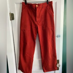 Big Bud Press Work Pants in Paprika- Petite Medium